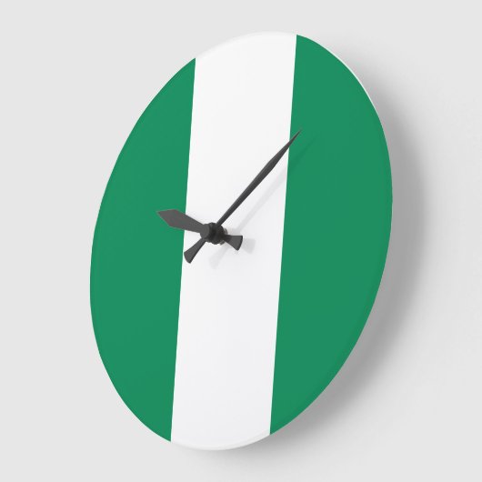 Nigeriaanse vlag grote klok (Hoek)