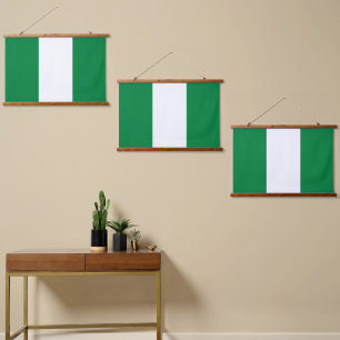 Nigeriaanse vlag hangend wandkleed