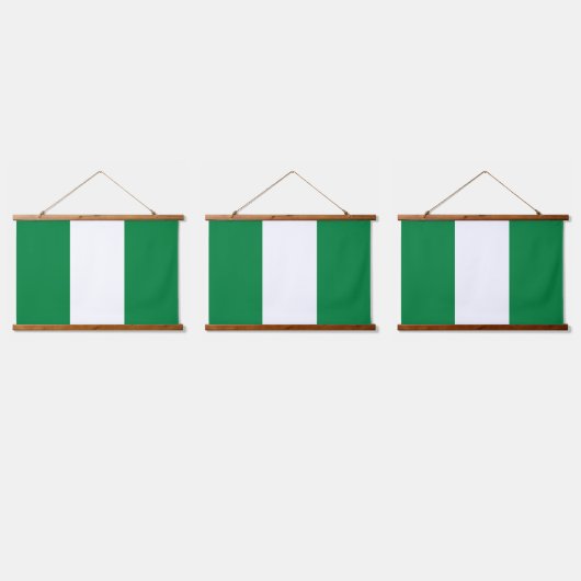 Nigeriaanse vlag hangend wandkleed (Driedubbel)