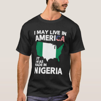 Nigeriaanse vlag hoodie cadeau voor Nigerianen T-shirt