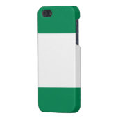 Nigeriaanse vlag iPhone hoesje (Achterkant Links)