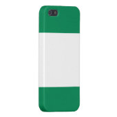 Nigeriaanse vlag iPhone hoesje (Achterkant Rechts)