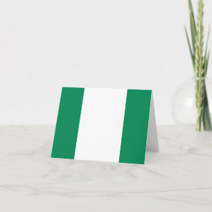 Nigeriaanse vlag kaart