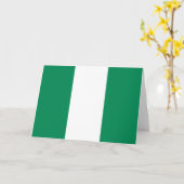 Nigeriaanse vlag kaart (Gele Bloem)