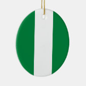 Nigeriaanse vlag keramisch ornament (Rechts)