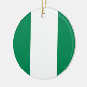 Nigeriaanse vlag keramisch ornament (Links)