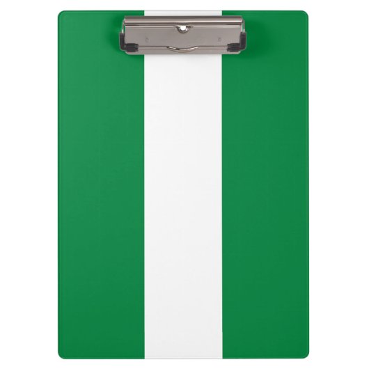 Nigeriaanse vlag klembord (Voorkant)