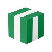 Nigeriaanse vlag kubus (Achter hoekig)