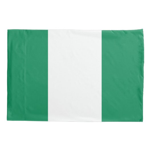 Nigeriaanse vlag kussensloop (Achterkant)
