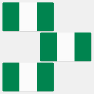Nigeriaanse vlag labels