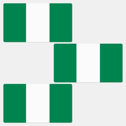 Nigeriaanse vlag labels (Groep)