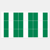 Nigeriaanse vlag labels (Vel)