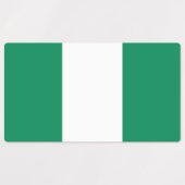 Nigeriaanse vlag labels (Design 2)