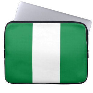 Nigeriaanse vlag laptop sleeve