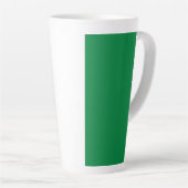 Nigeriaanse vlag latte mok (Rechterhoek)