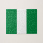 Nigeriaanse vlag legpuzzel (Horizontaal)