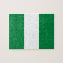Nigeriaanse vlag legpuzzel