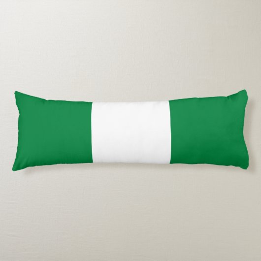 Nigeriaanse vlag lichaamskussen (Voorkant)