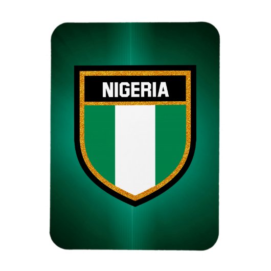 Nigeriaanse vlag magneet (Verticaal)