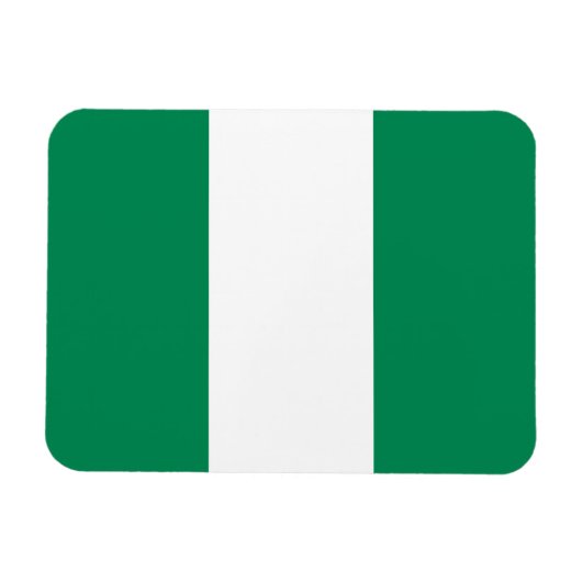 Nigeriaanse vlag magneet (Horizontaal)