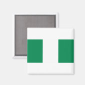 Nigeriaanse vlag magneet (Voorkant / Achterkant)