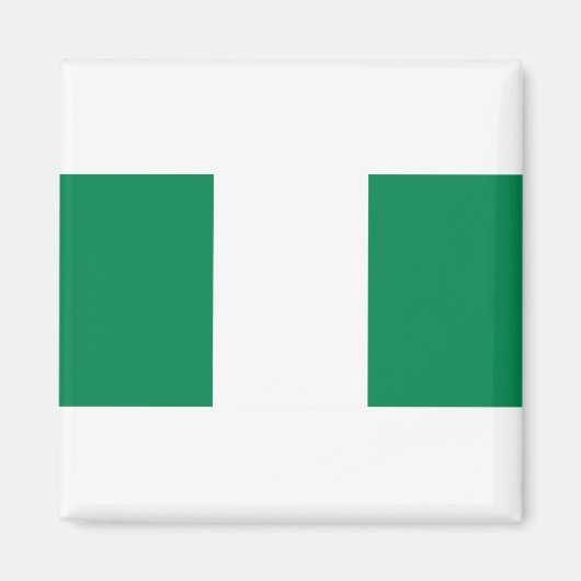 Nigeriaanse vlag magneet (Voorkant)