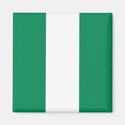 Nigeriaanse vlag magneet (Voorkant)