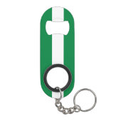 Nigeriaanse vlag mini flessenopener (Achterkant)