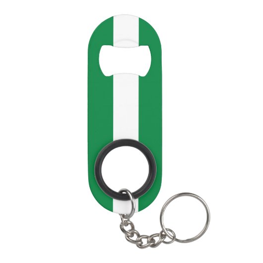 Nigeriaanse vlag mini flessenopener (Achterkant)
