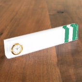 Nigeriaanse vlag naambordje (Zijkant)