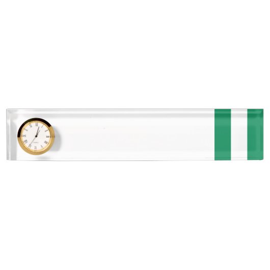 Nigeriaanse vlag naambordje (Voorkant)