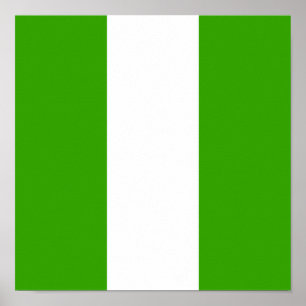 Nigeriaanse vlag Nigeriaans Afrika Land Home Poster