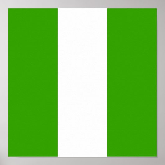 Nigeriaanse vlag Nigeriaans Afrika Land Home Poster (Voorkant)