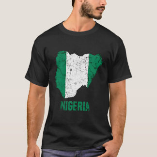 Nigeriaanse vlag Nigeriaanse vlag Nigeria Shirt vo
