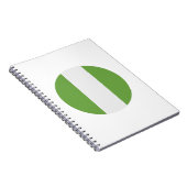 Nigeriaanse vlag notitieboek (Rechterzijde)