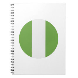 Nigeriaanse vlag notitieboek