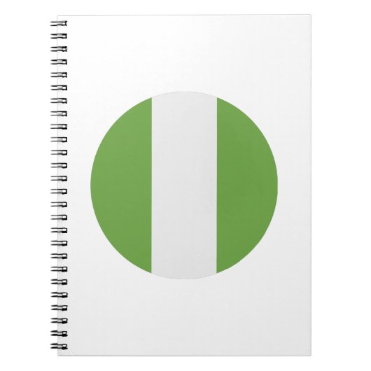 Nigeriaanse vlag notitieboek (Voorkant)