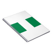 Nigeriaanse vlag notitieboek (Rechterzijde)