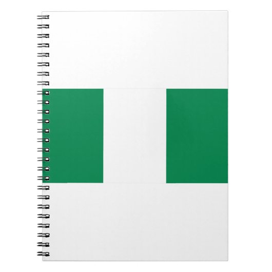 Nigeriaanse vlag notitieboek (Voorkant)