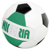 Nigeriaanse vlag Patriotic Voetbal (Drie kwart)