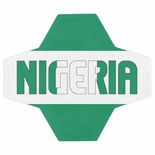 Nigeriaanse vlag Patriotic Voetbal (Enkel)