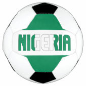 Nigeriaanse vlag Patriotic Voetbal (Voorkant)