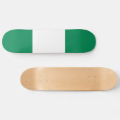 Nigeriaanse vlag persoonlijk skateboard (Horizontaal)