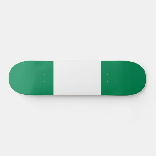 Nigeriaanse vlag persoonlijk skateboard (Horizontaal)