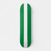 Nigeriaanse vlag persoonlijk skateboard (Voorkant)