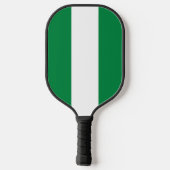 Nigeriaanse vlag pickleball paddle (Achterkant)