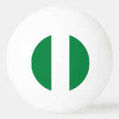 Nigeriaanse vlag pingpongbal (Achterkant)