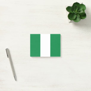 Nigeriaanse vlag post-it® notes