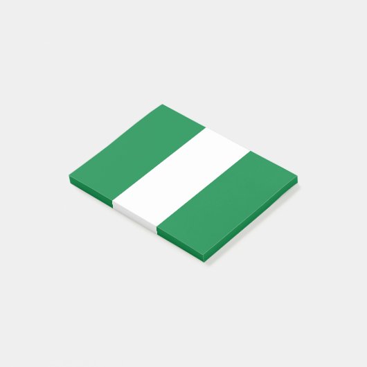 Nigeriaanse vlag post-it® notes (Schuin)