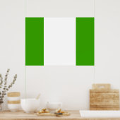 Nigeriaanse vlag poster (Keuken)
